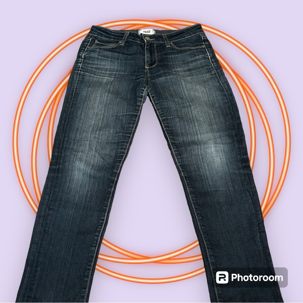PAIGE Women’s Kylie Crop Blue Jeans - Size 28